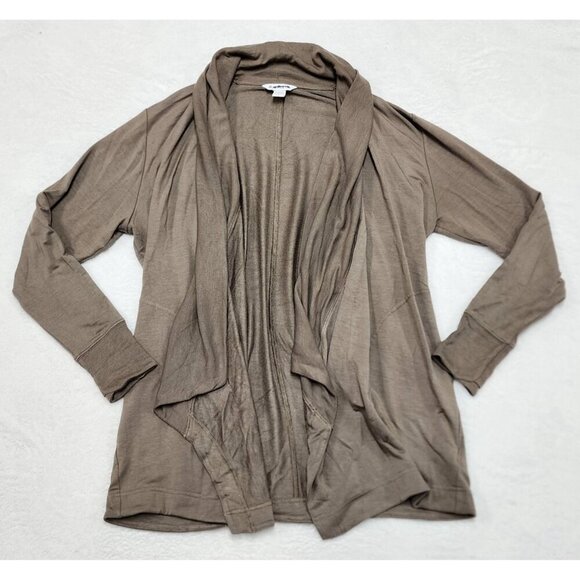 Athleta Pranayama Restore Wrap Cardigan Clay Brown Medium - Picture 4 of 9